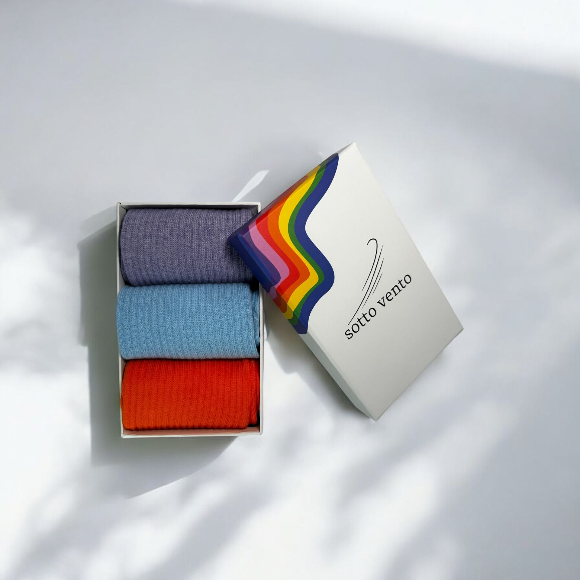 3'lü Fitilli Soket Erkek Çorap - Multicolor